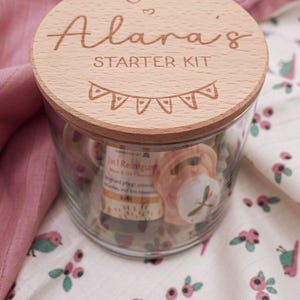 Personalized birth gift - baby gift with engraved name, gift for birth, baptism, birthday, diaper cake or Christmas