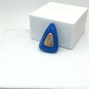 Vintage Blue Glass Pendant