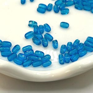 Vintage Blue Crystal Beads