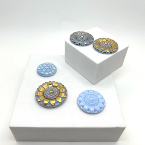 Vintage Czech Glass Cabochon