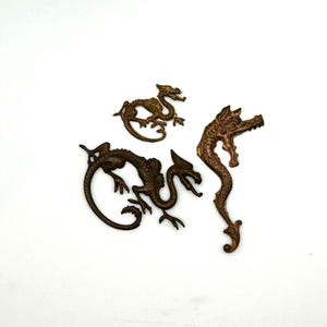 Vintage Brass Dragon