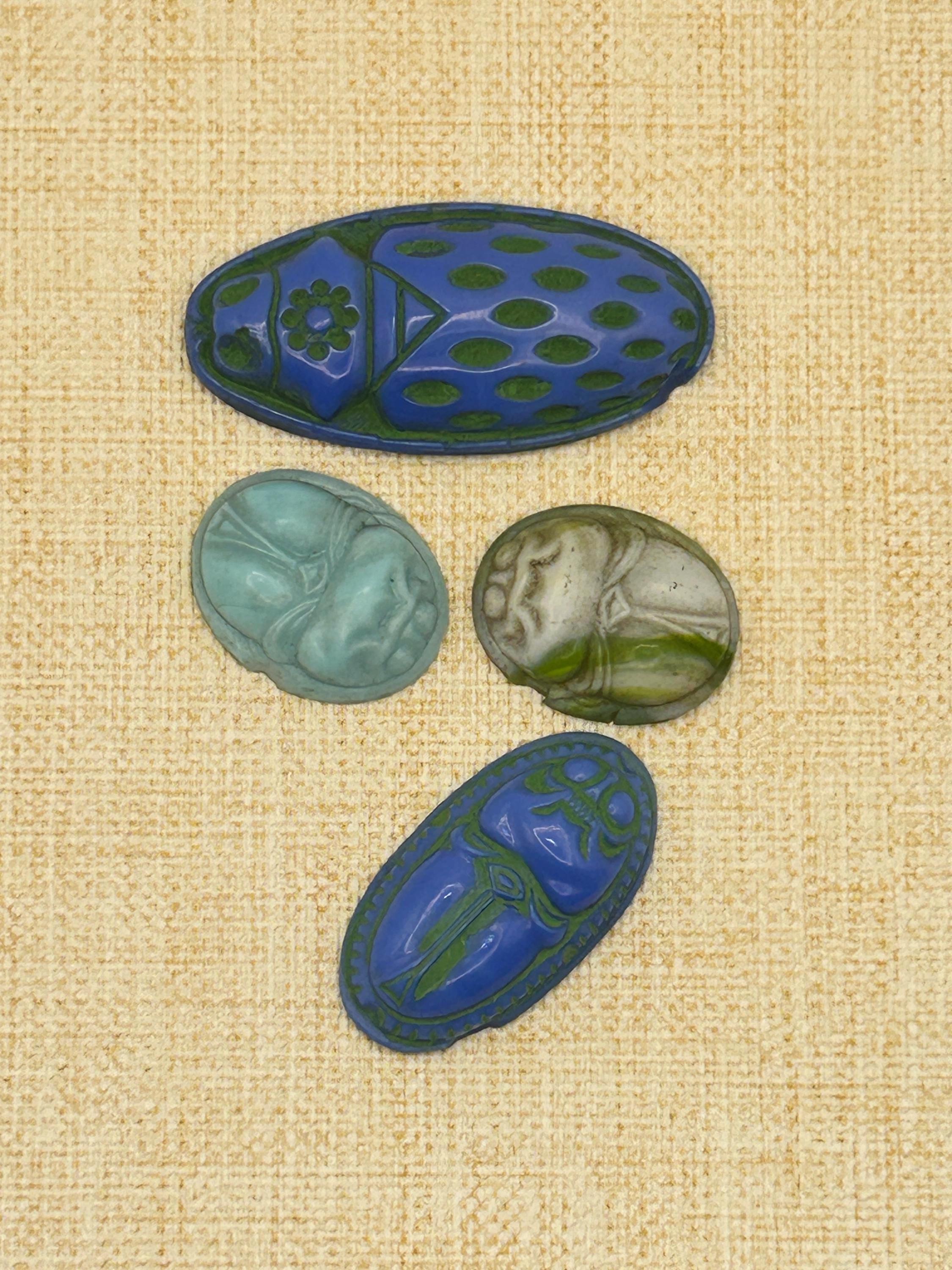 White Scarab - Etsy