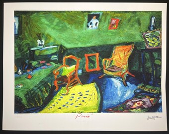 Inkjet Print Poster – after Marc Chagall Oil Painting – The Studio - Open Edition