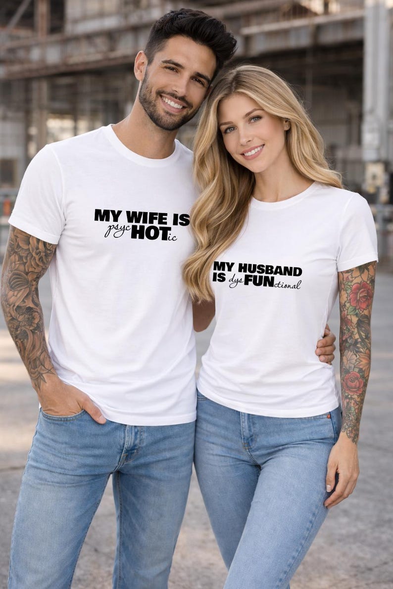 Funny Couples Shirt SVG PNG – Sarcastic Husband Wife Matching Design ...