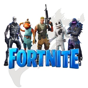 Fort Squad PNG | Personnages de Battle Royale PNG | Illustrations imprimables pour gamers | Téléchargement numérique