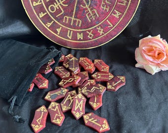 Viking Norse Runes, Elder Futhark, Witches Divination Runes