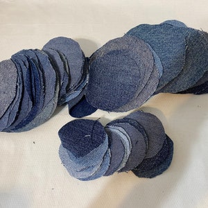 Denim Circles Lot of 125