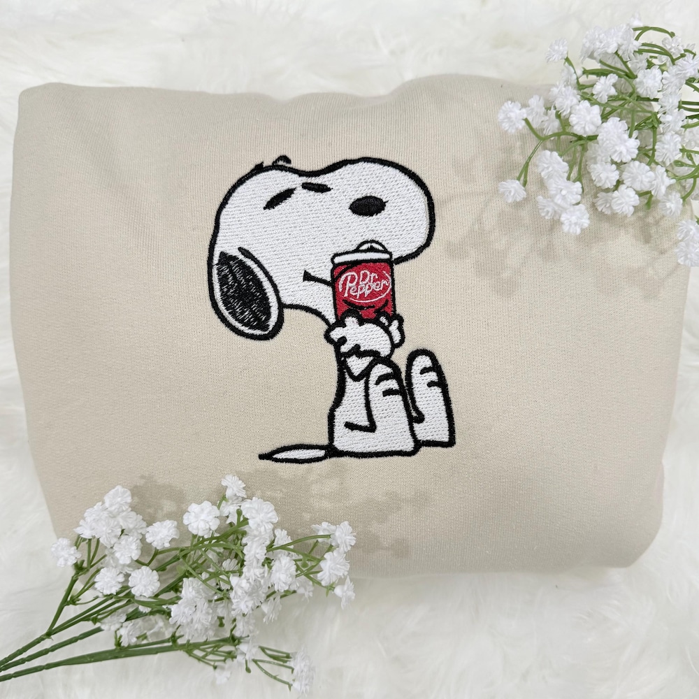 Dr.Pepper Snoopy Sweatshirt-Gift For Her-Dr.Pepper Lovers Gleamseeker