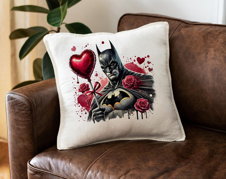 Superhero Valentine PNG Bundle: Watercolor Splash (digital Download) - Etsy
