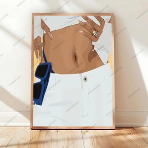 Black Girl Art Print, Printable Black Woman Wall Art, Feminine Decor, Love Poster, Fashion, Floral Art Melanin Art Digital Download