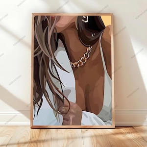 Stampa donna retrò, poster femminista, arte in bianco e nero, stampa donna vintage, arredamento per la stanza delle ragazze, arte murale alla moda, stampa di moda, regalo per lei