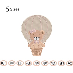 Bear embroidery designs Baby boy embroidery design  Cute Teddy Bear embroidery file Sitting Baby Teddy Bear Embroidery Design