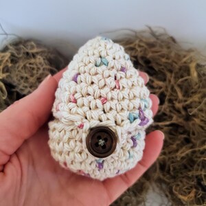 Crochet Easter Egg - Fillable, Reusable, Heirloom Quality - Custom Colors Available