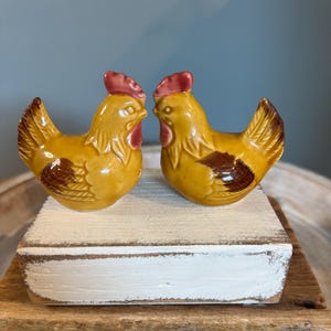Vintage Salt and Pepper Rooster Chicken Shaker Set | Vintage Made in Japan Salt and Pepper Shakers | Rooster Decor | Farmhouse