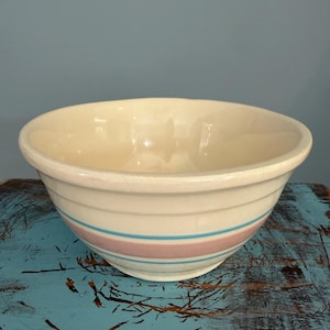 Mccoy Pottery Crock Blue Pink - Etsy