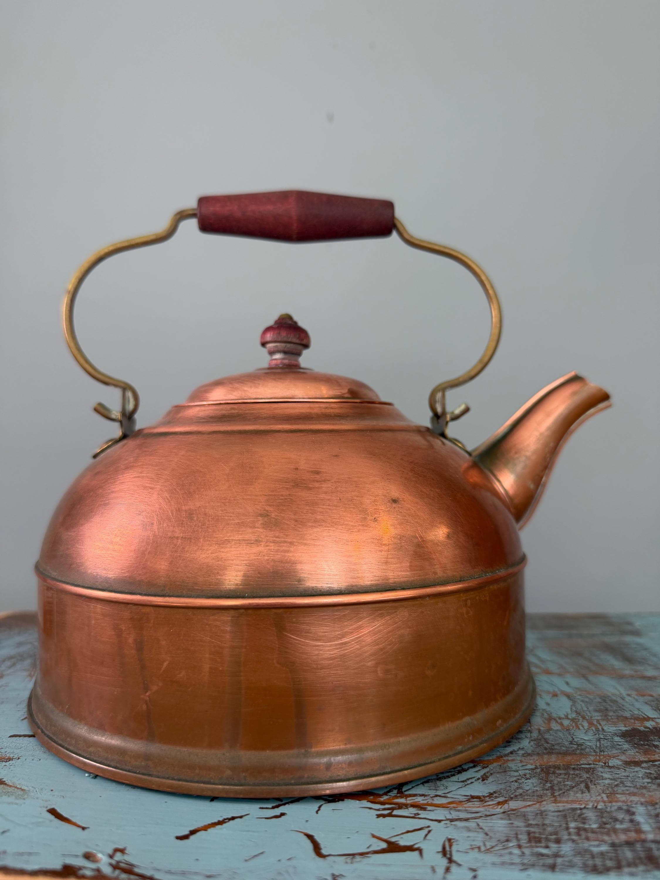 Antique Copper Revere Kettle - Etsy