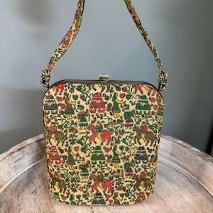 Vintage Gobelin Clutch | Vintage Handtasche | Vintage Geldbörse | Vintage Gobelin Tasche