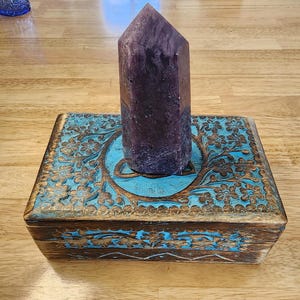 Lepidolite Crystal Tower