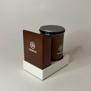 Tumbler Knife Sharpener Tray: Kitchen Tool Organizer with Non-Slip Base