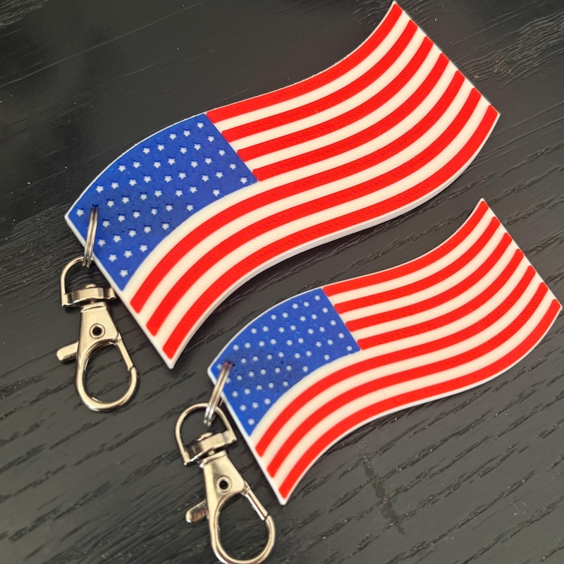 Flag Keychain - Etsy