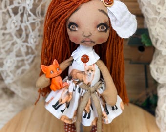 ハンドメイド アートドール 人形 （布製） 現在、この商品の在庫はありません - Etsy