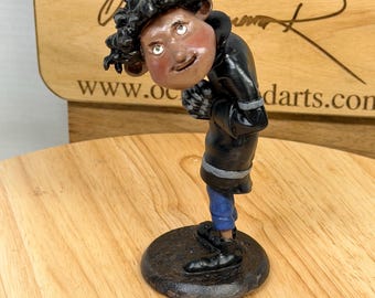 Wybie Lovat Coraline-figuur, handgeschilderd 3D-geprint beeldhouwwerk