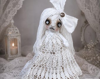 Vintage Hungarian Doll in Traditional Costume With Handpainted