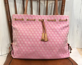 dooney and bourke pink tote