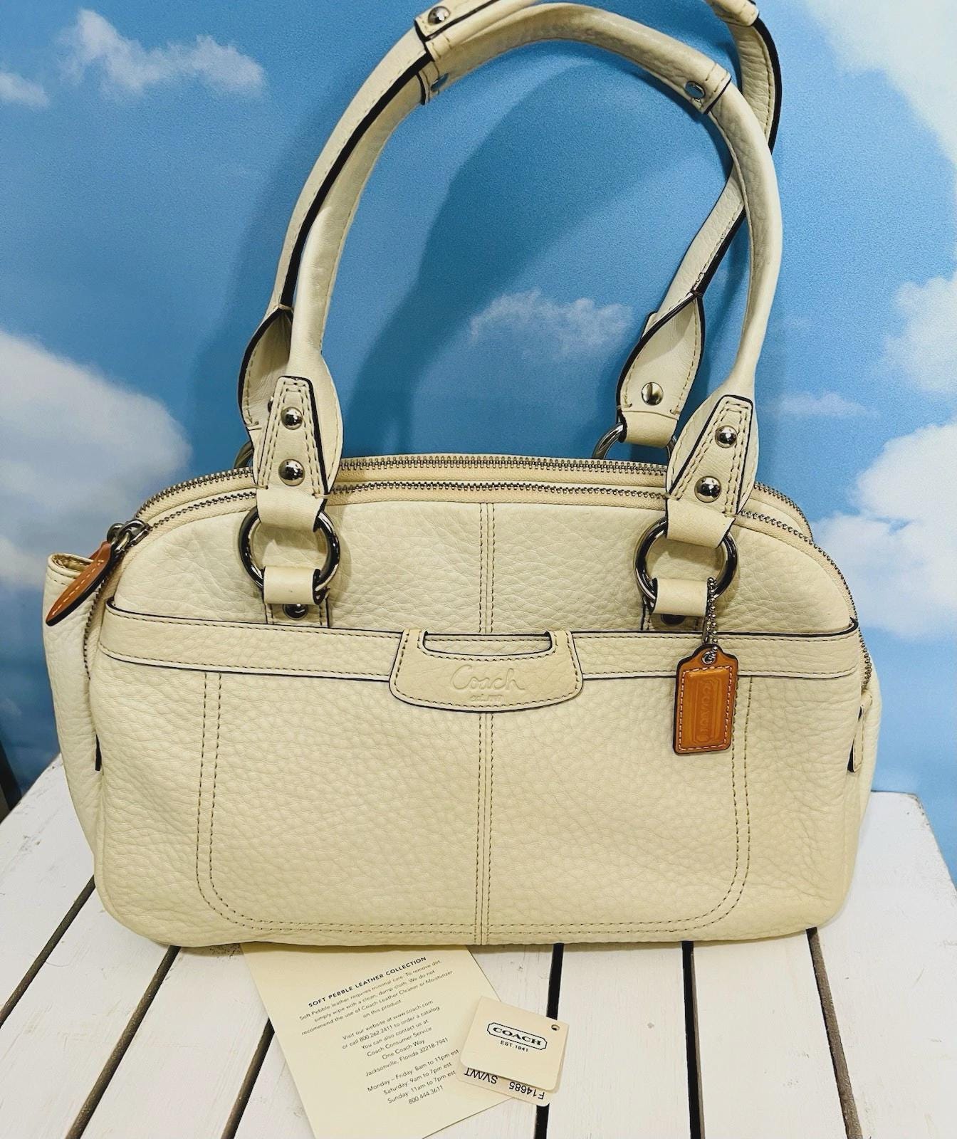 Vintage Coach Penelope Satchel Bag - Etsy