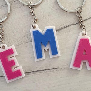 Alphabet letter keychain - Every Letter! - Keychain - STL file - Digital file