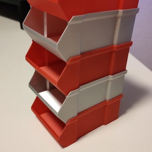 Stackable Box - mini Box Stack/Trays  - STL file - Digital file