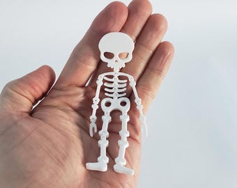 Flexi Skeleton - Articulated Skeleton - STL file - Digital file