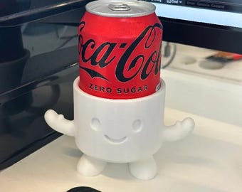 Desk Buddy – Porta latas de refresco/bolígrafo - ¡Tres emociones diferentes! - Archivo STL - Archivo digital
