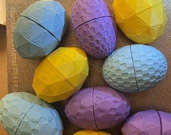 イースターエッグ - 3Dイースターエッグ - 複数のデザイン! - STLファイル - デジタルファイル