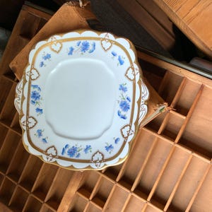 Vintage Royal Albert Cornflower Cake Plate