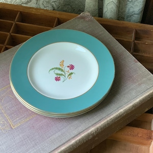 3 Vintage Homer Laughlin Cavalier Eggshell 7.5 inch Dessert/Bread Plates