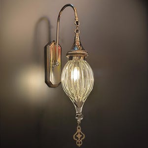 Aplique de pared de latón, iluminación de aplique única para su hogar, perfecto para cocina, comedor, iluminación de pared de dormitorio, decoración de pared con apliques