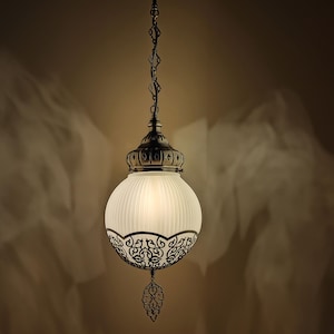 Unique Turkish Glass Mosaic Pendant Lamp, Ceiling Lamp, Stained Glass Lamp, Mosaic Hanging Lamp, Moroccan Chandeliers, Turkish Lighting