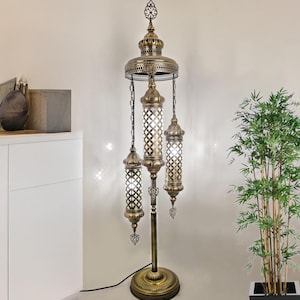 Turkish Mosaic Floor Standing Lamp, Bedside Lamp, Decorative Night Lamp, Moroccan Floor Lamp, Stained Glass Lamp, Turkish Lamp