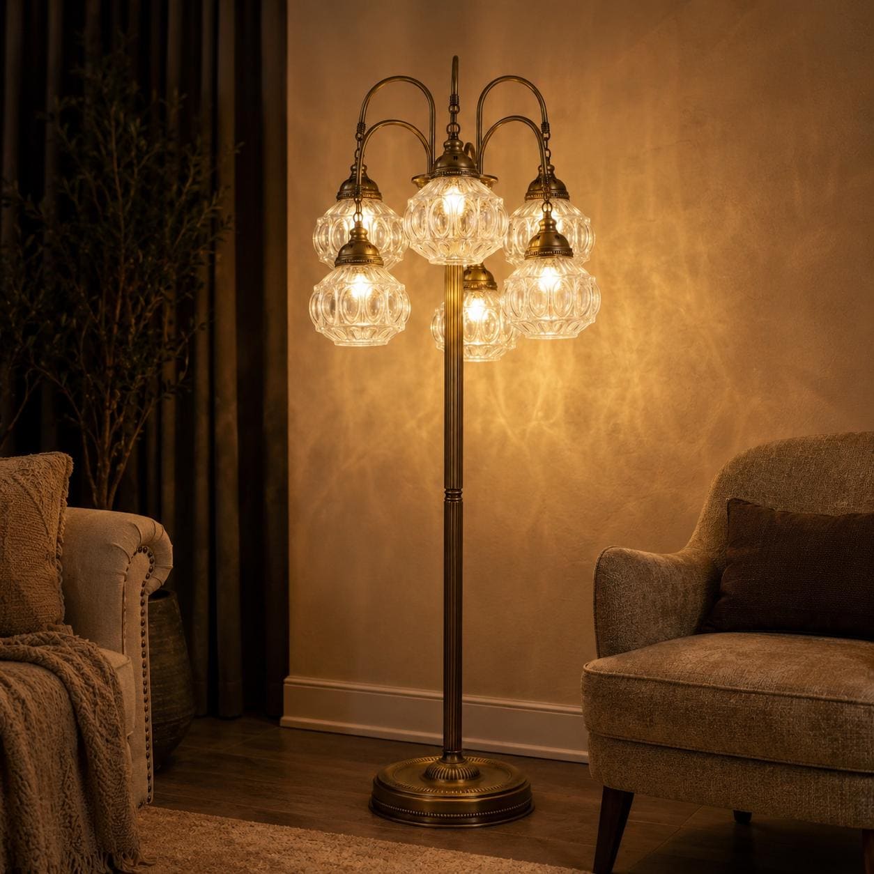 Vintage pole lamp - Etsy 日本
