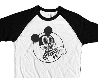 Mickey Muerto Unisex Adult Raglan
