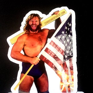 Adesivo de vinil Hacksaw Jim Duggan
