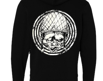Zombie Twilight Zone Zip Up hoodie