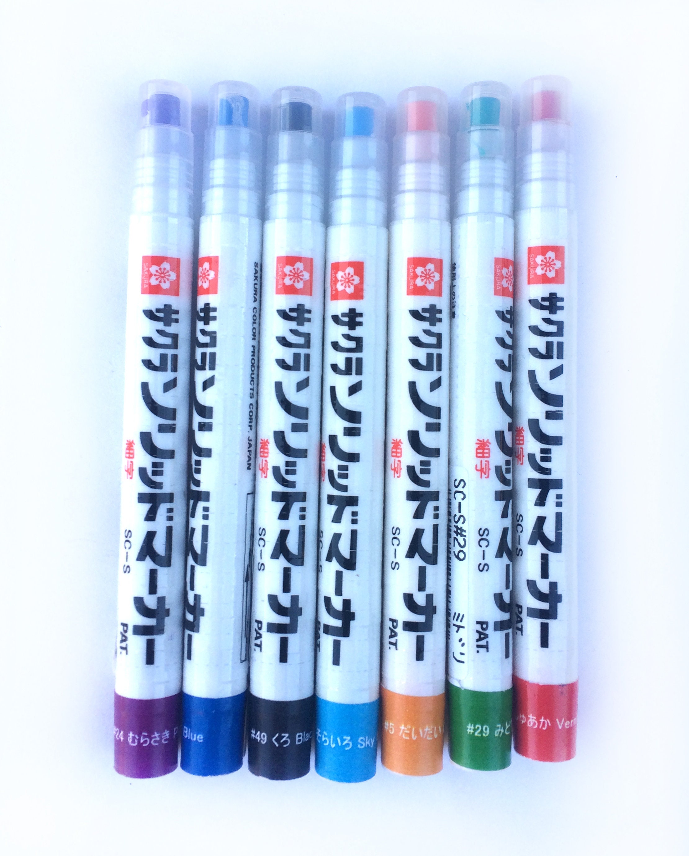 Micron Permanent Marking Pens - Thin Tip Multi Colors - Stitched Modern