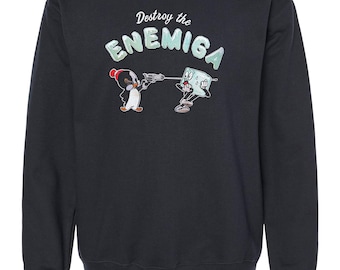 Destroy the Enemiga Crewneck Sweatshirt