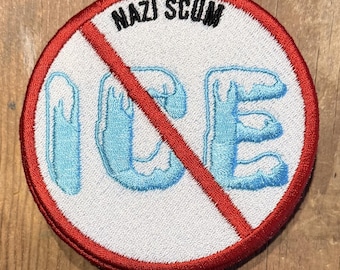 Anti Ice 3.5" Iron On Patch.