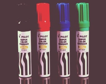 Pilot Super Color Jumbo Marker (xylene free)