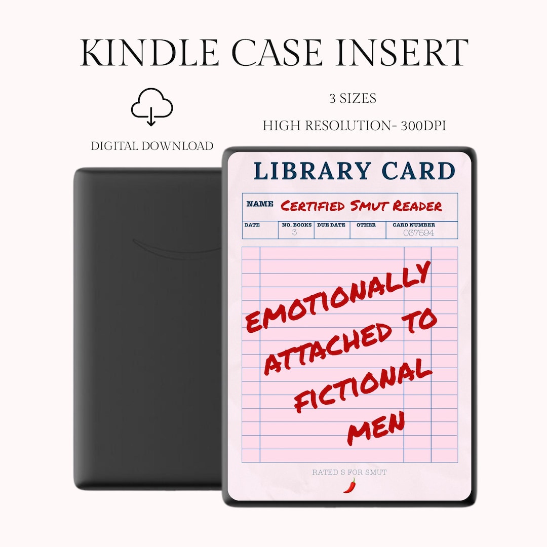 Kindle Case Insert | Digital Download | Fits Kindle Basic & Paperwhite ...