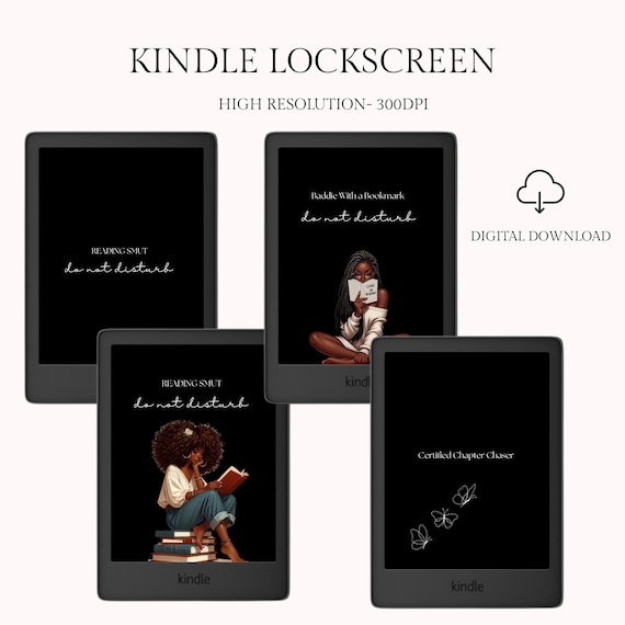Kindle Lock Screen The Reader Customized Kindle Book Cover The Reader Tarot Kindle Wallpaper for Kindle Paperwhite Kindle Cover Display