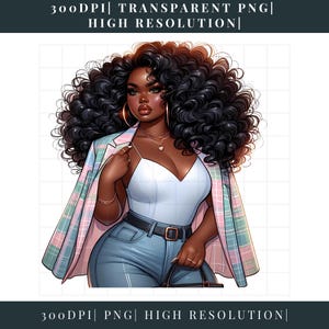 selflove clipart, obese girl clipart, overweight girl, black woman png, melanin queens, all bodies beautiful, plus size clipart, boss babe clipart, curvy woman clipart, soul sisters, chic outfit clipart, body shape, afro girl clipart